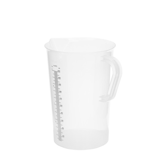 Beher-Kulplu, Plastik (Pp) Mavi Baskılı, Mat, Taksimatlı 2000 ml Beher-Kulplu, Plastik (Pp) Mavi Baskılı, Mat, Taksimatlı 2000 ml