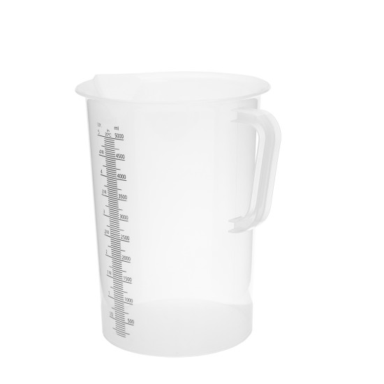 Beher-Kulplu, Plastik (Pp) Mavi Baskılı, Mat, Taksimatlı 5000 ml Beher-Kulplu, Plastik (Pp) Mavi Baskılı, Mat, Taksimatlı 5000 ml
