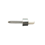 18mm - Cam Damlalık Takım Metal Kapaklı Gümüş Kapak Beyaz Lastik - 10ml