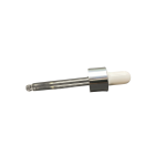 18mm - Cam Damlalık Takım Metal Kapaklı Gümüş Kapak Beyaz Lastik - 20ml