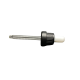 18mm - Cam Damlalık Takım Kilitli Kapaklı Siyah Kapak Beyaz Lastik - 30ml
