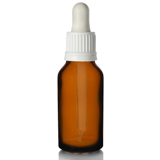 20ml - Damlalıklı Dropper Cam Şişe