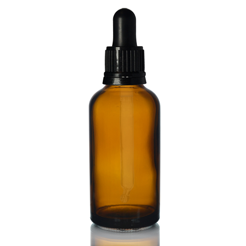 50ml - Damlalıklı Dropper Cam Şişe