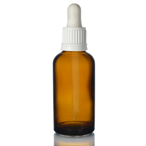 50ml - Damlalıklı Dropper Cam Şişe