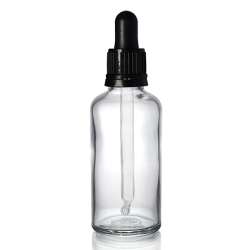50ml - Damlalıklı Dropper Cam Şişe