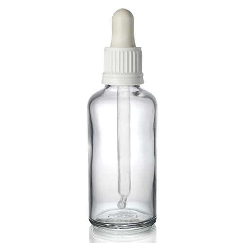 50ml - Damlalıklı Dropper Cam Şişe