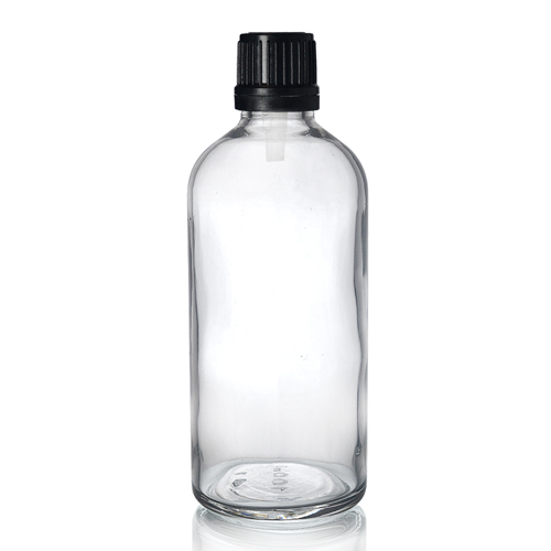 100ml - Damlalıklı Dropper Cam Şişe