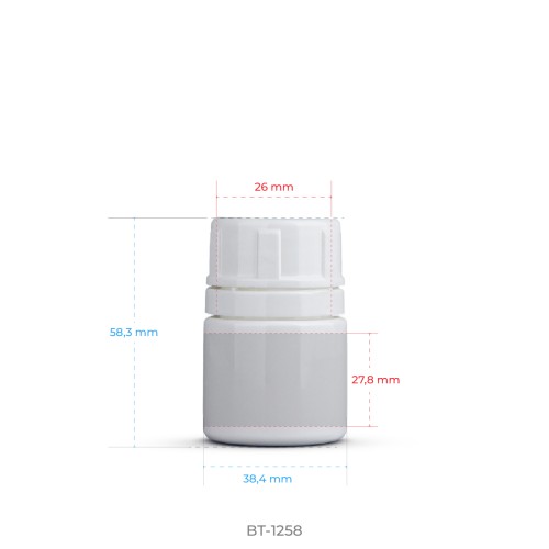 BT-1258 - 30ml (Kilitli Kapak)