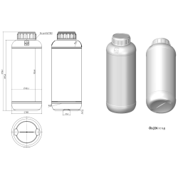 1000CC HDPE ŞİŞE SK50
