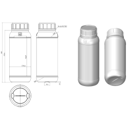 1000CC HDPE ŞİŞE SK63