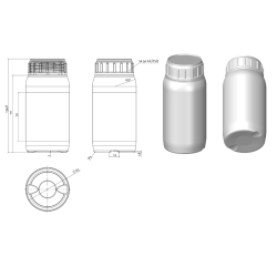 250CC HDPE ŞİŞE SK50