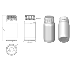 250CC HDPE ŞİŞE KİLİTLİ SK50